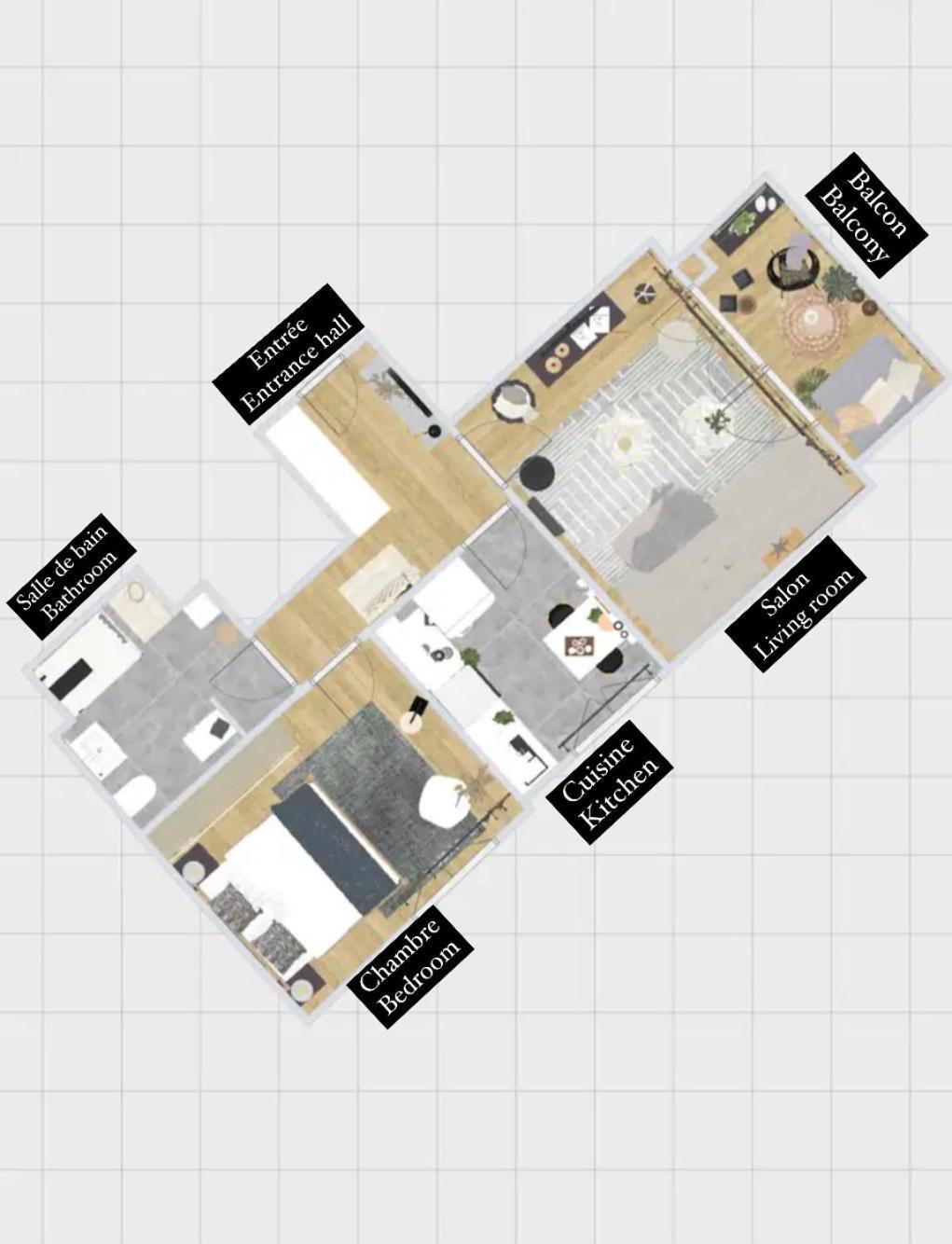 Le Cocon Blanc Metz - T2 - Parking Prive - Balcon - Nouvelle Ville, Gare Esterno foto